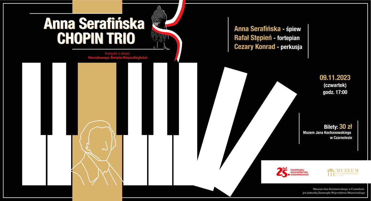 Koncert | Anna SERAFIŃSKA CHOPIN Trio | 9.11.2023 godz. 17:00